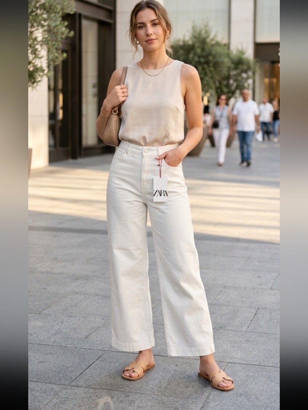 Zara High-Waist Wide-Leg